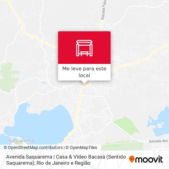 Avenida Saquarema | Casa & Vídeo Bacaxá (Sentido Saquarema) mapa