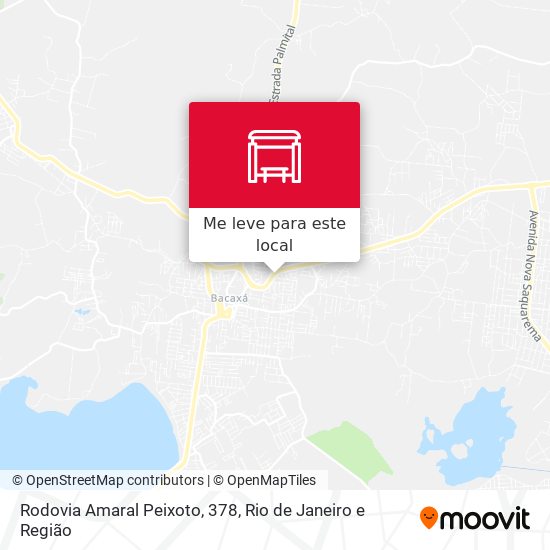 Rodovia Amaral Peixoto, 378 mapa