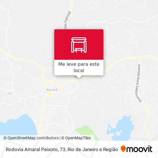 Rodovia Amaral Peixoto, 73 mapa