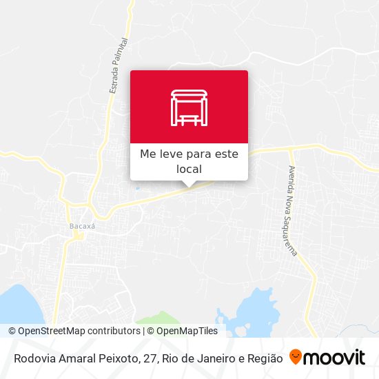 Rodovia Amaral Peixoto, 27 mapa