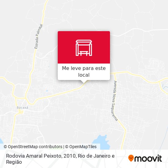 Rodovia Amaral Peixoto, 2010 mapa