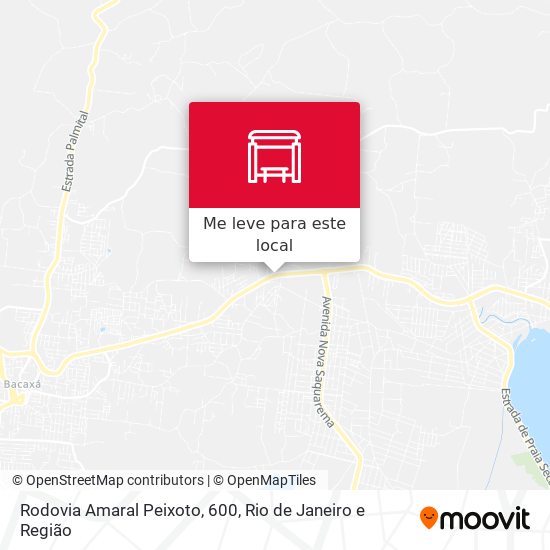 Rodovia Amaral Peixoto, 600 mapa