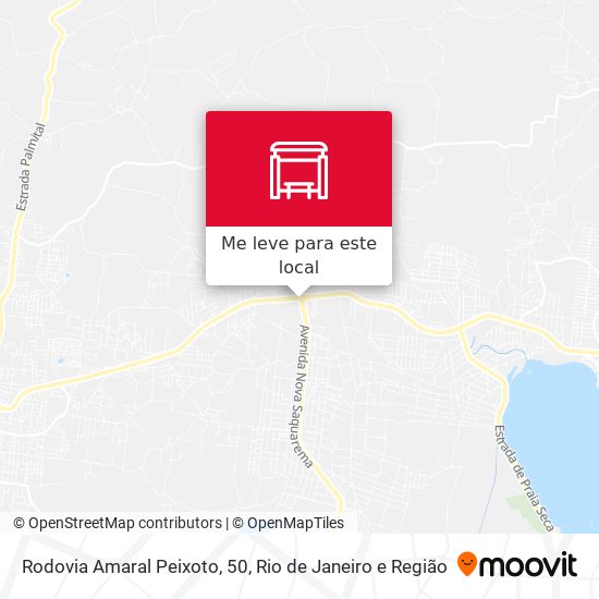 Rodovia Amaral Peixoto, 50 mapa