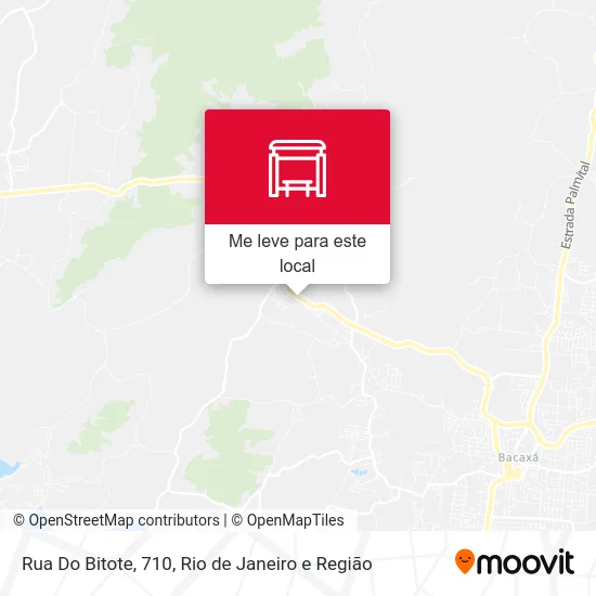 Rua Do Bitote, 710 mapa
