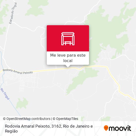 Rodovia Amaral Peixoto, 3162 mapa