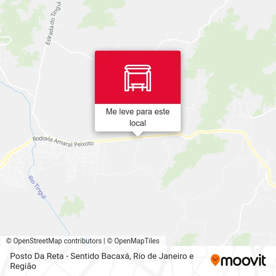 Posto Da Reta - Sentido Bacaxá mapa