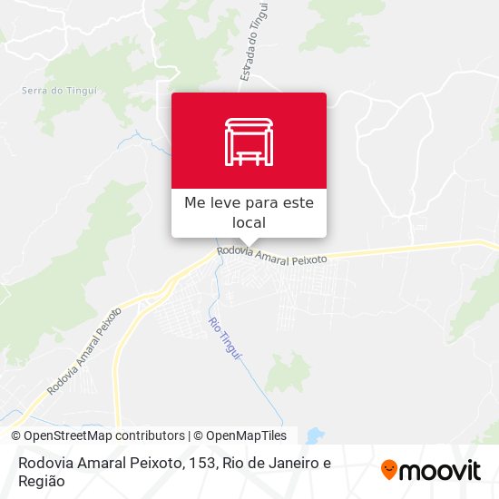 Rodovia Amaral Peixoto, 153 mapa