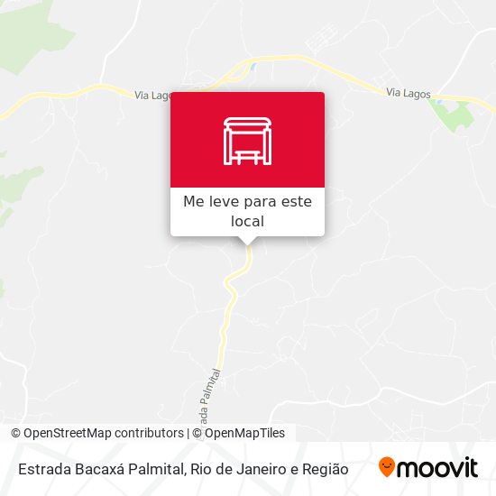 Estrada Bacaxá Palmital mapa