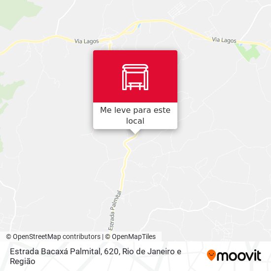 Estrada Bacaxá Palmital, 620 mapa