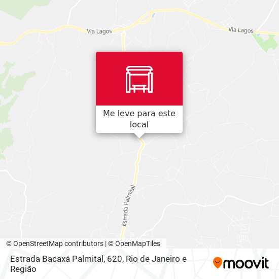 Estrada Bacaxá Palmital, 620 mapa