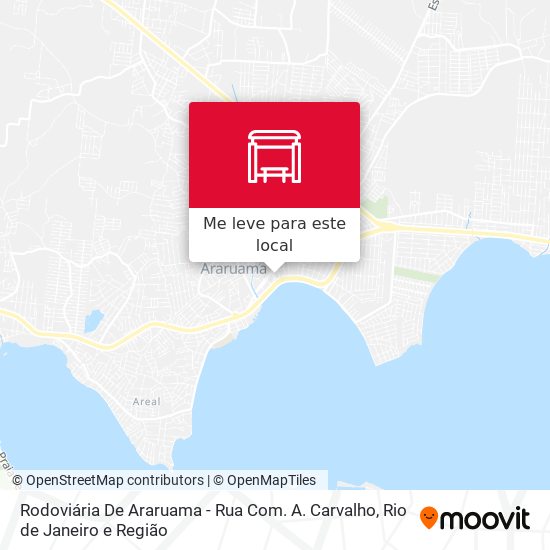 Rodoviária De Araruama - Rua Com. A. Carvalho mapa