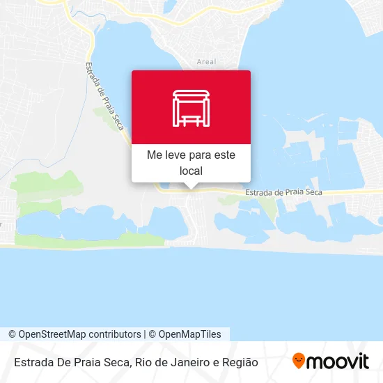 Estrada De Praia Seca mapa