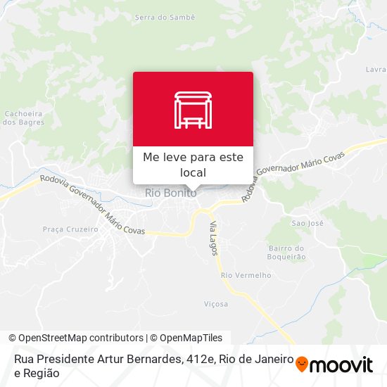 Rua Presidente Artur Bernardes, 412e mapa