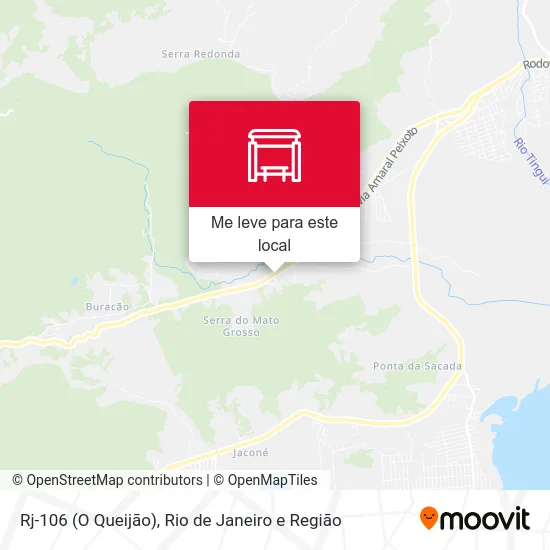 Rj-106 (O Queijão) mapa