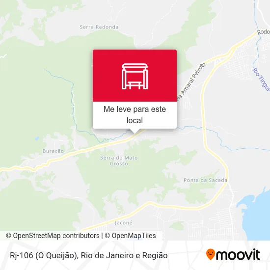 Rj-106 (O Queijão) mapa