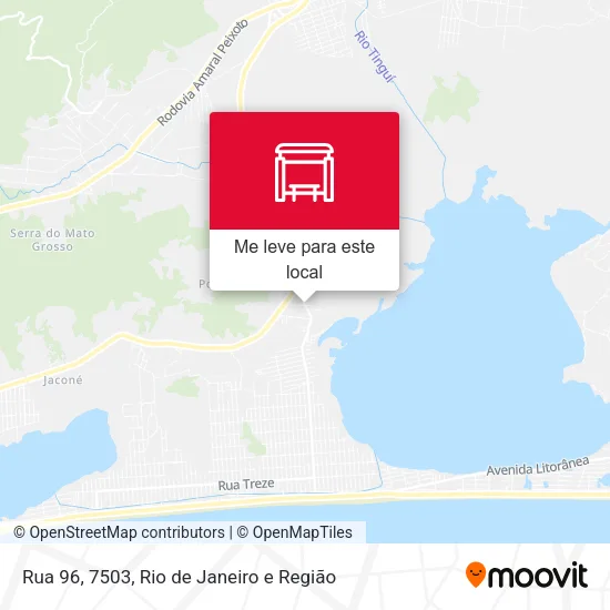 Rua 96, 7503 mapa