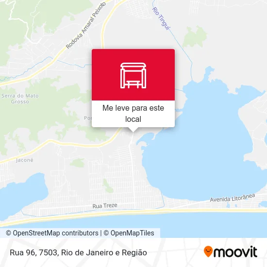 Rua 96, 7503 mapa