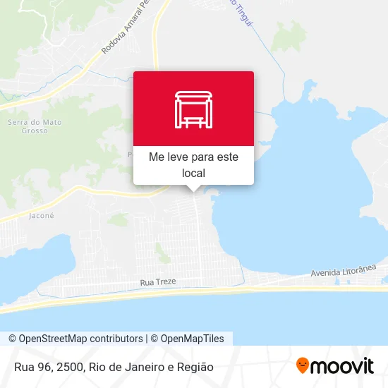 Rua 96, 2500 mapa