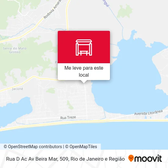 Rua D Ac Av Beira Mar, 509 mapa