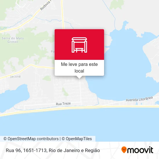 Rua 96, 1651-1713 mapa