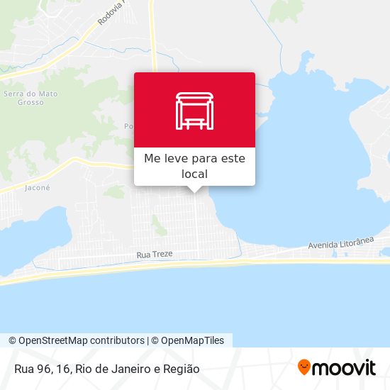 Rua 96, 16 mapa