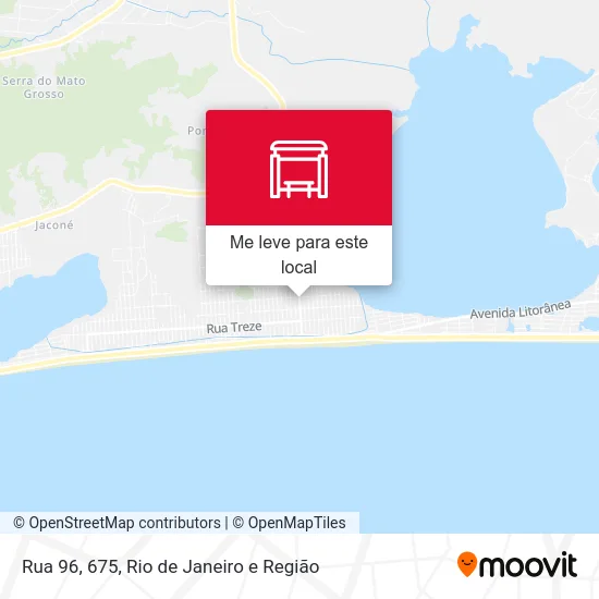 Rua 96, 675 mapa