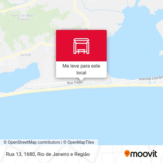 Rua 13, 1680 mapa