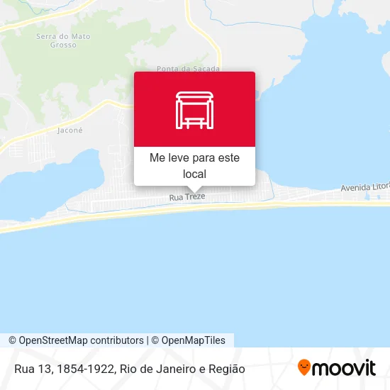 Rua 13, 1854-1922 mapa