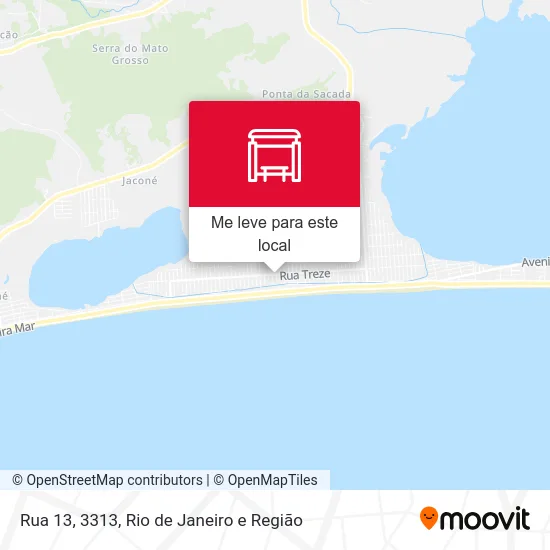 Rua 13, 3313 mapa