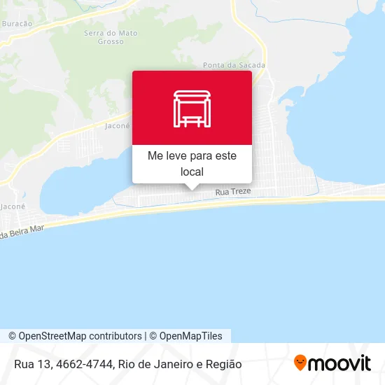 Rua 13, 4662-4744 mapa