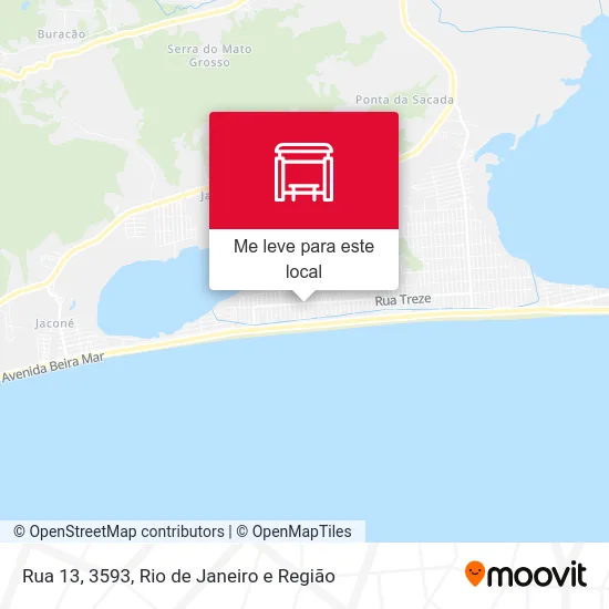 Rua 13, 3593 mapa
