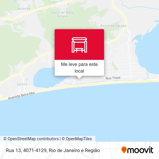 Rua 13, 4071-4129 mapa