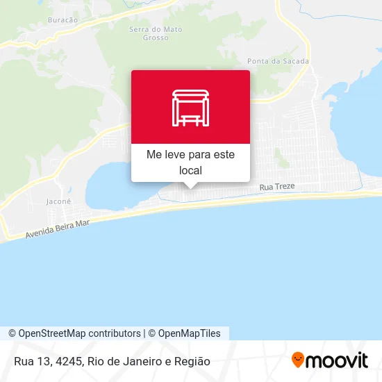 Rua 13, 4245 mapa