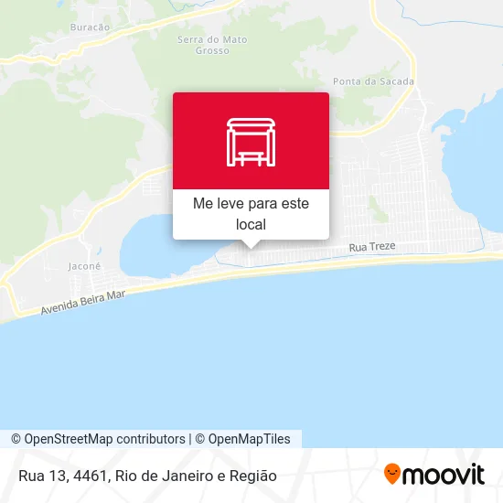 Rua 13, 4461 mapa
