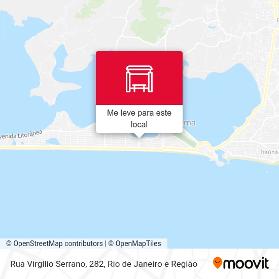 Rua Virgílio Serrano, 282 mapa