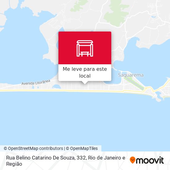 Rua Belino Catarino De Souza, 332 mapa