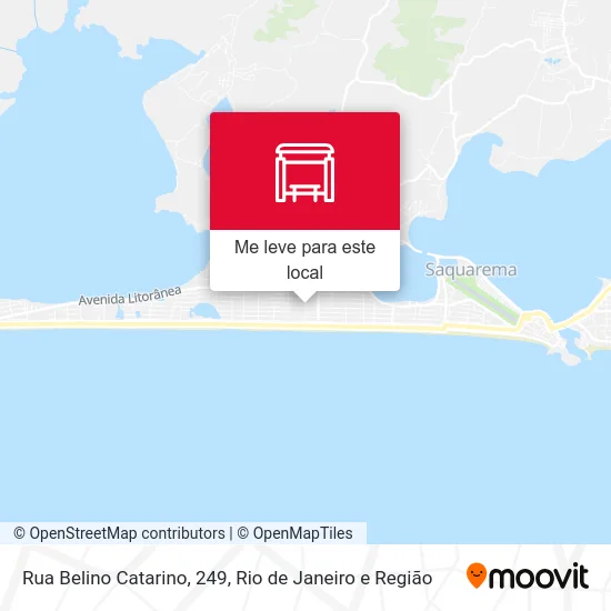 Rua Belino Catarino, 249 mapa