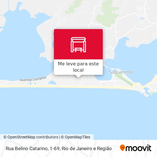 Rua Belino Catarino, 1-69 mapa