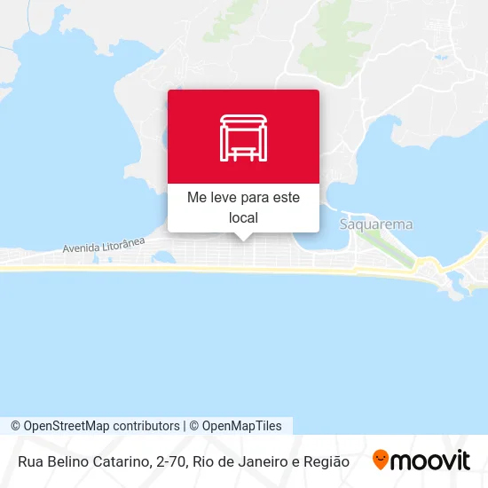 Rua Belino Catarino, 2-70 mapa