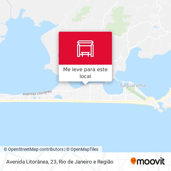 Avenida Litorânea, 23 mapa