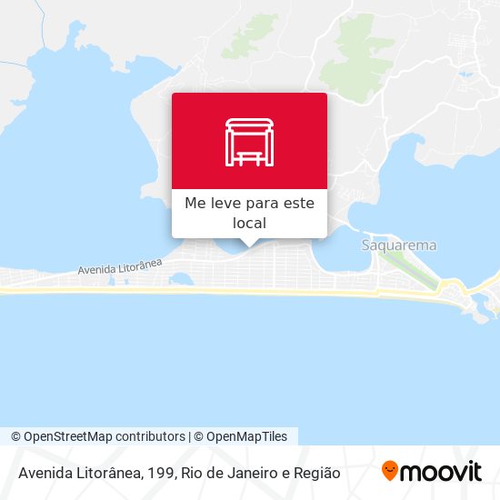 Avenida Litorânea, 199 mapa