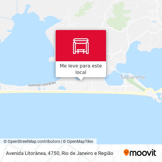Avenida Litorânea, 4750 mapa