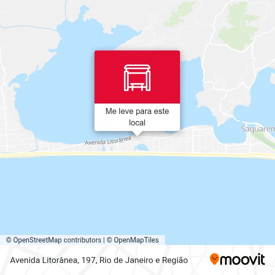 Avenida Litorânea, 197 mapa