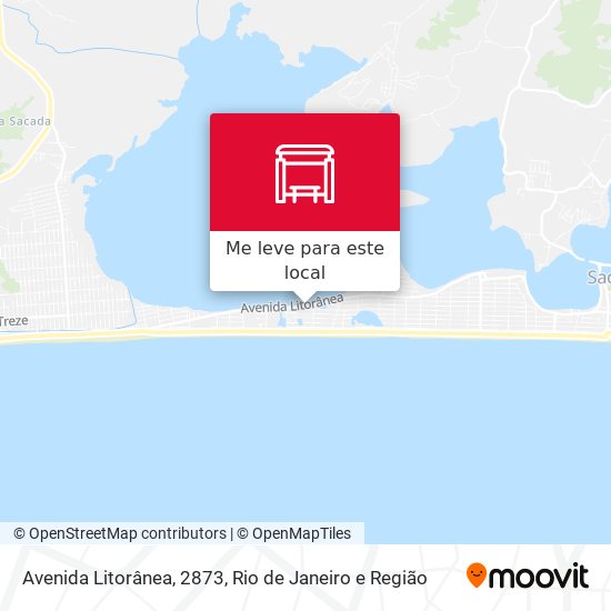 Avenida Litorânea, 2873 mapa