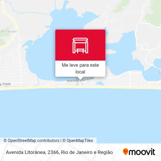 Avenida Litorânea, 2366 mapa