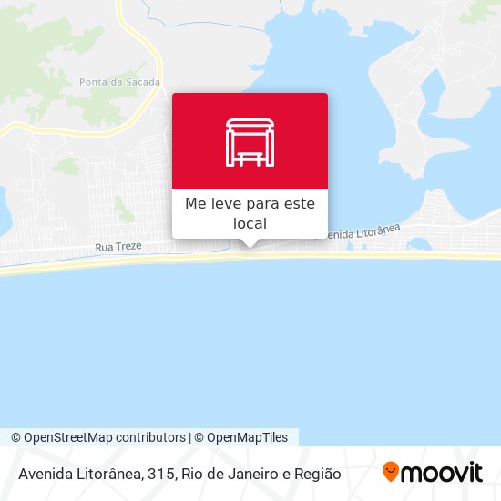 Avenida Litorânea, 315 mapa