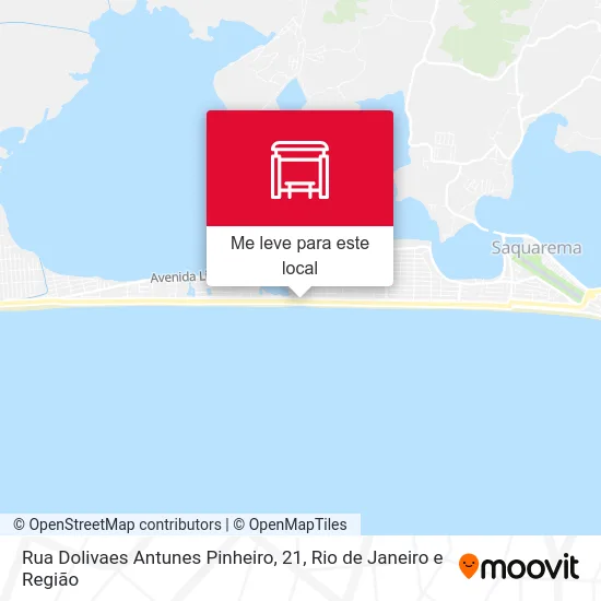Rua Dolivaes Antunes Pinheiro, 21 mapa