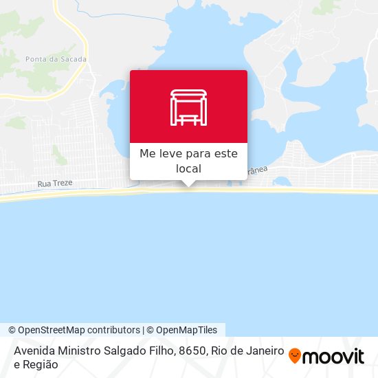 Avenida Ministro Salgado Filho, 8650 mapa