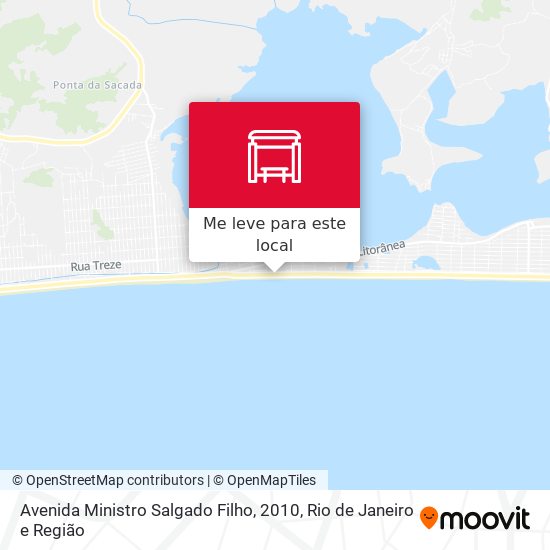 Avenida Ministro Salgado Filho, 2010 mapa
