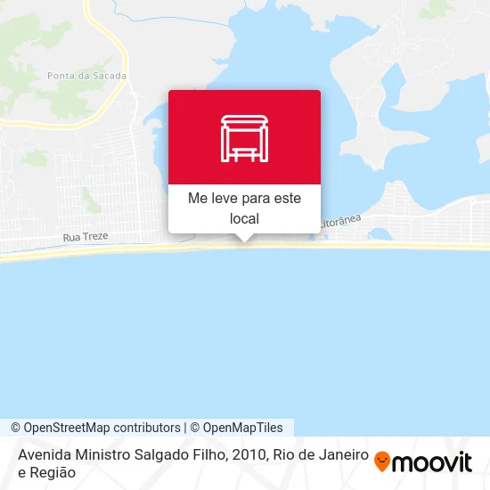 Avenida Ministro Salgado Filho, 2010 mapa